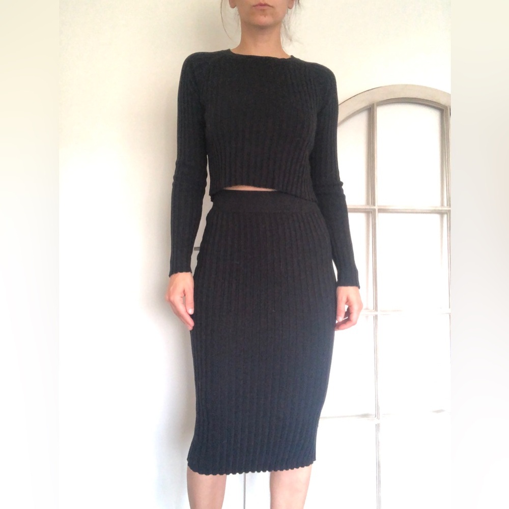 For love and lemon knit top and long skirt